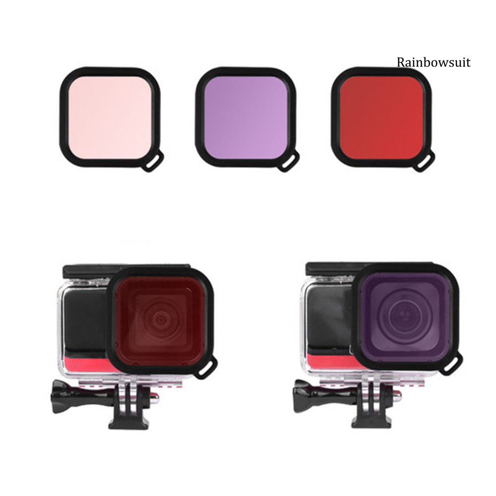 Set 3 Kính Lọc Chống Nước Cho Camera Inta360 | BigBuy360 - bigbuy360.vn