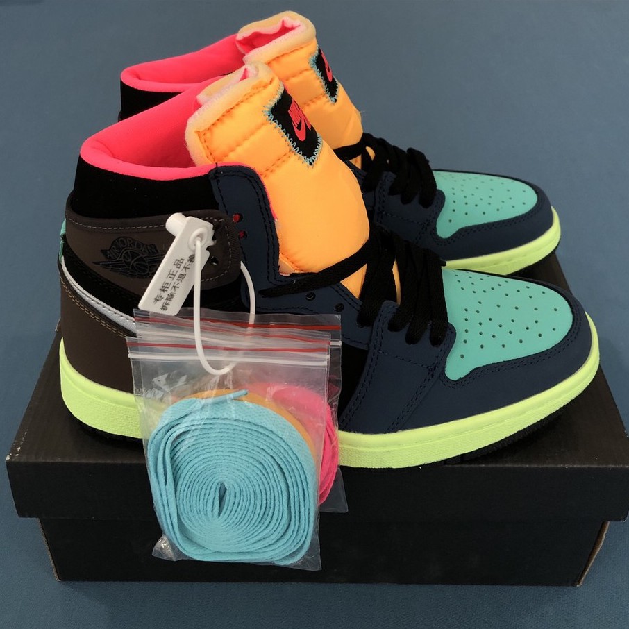 ✔️Giày Jordan 1 High Tokyo Obi Xanh Nâu Fullbox Cao Cấp✔️