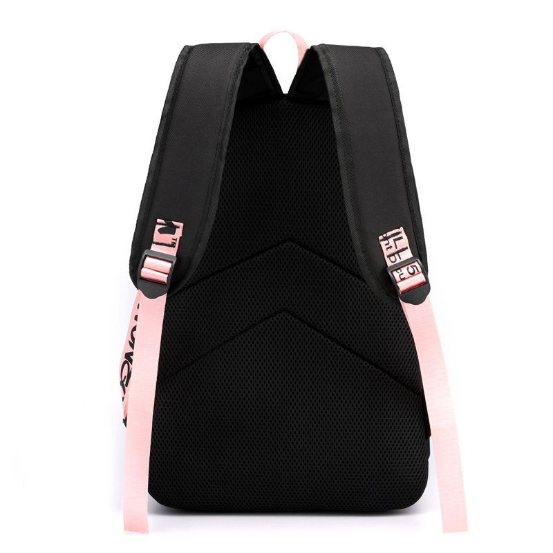 Ba Lô Laptop Có Cổng Sạc Usb In Hình Blackpink