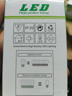ĐÈN LED NẤM 3W TRẮNG