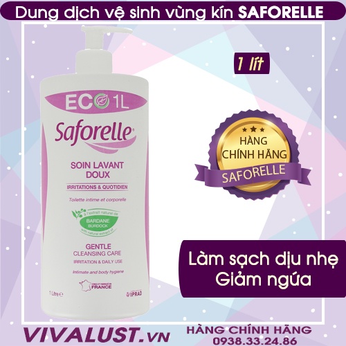Dung Dịch Vệ Sinh SAFORELLE Gentle Cleansing Care (1 lít)