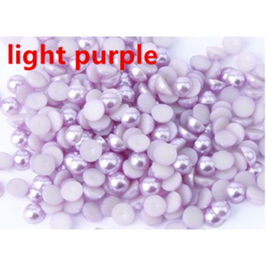 Set 100/ 50 hạt acrylic 8mm / 10mm dùng làm đồ trang sức thủ công tiện dụng