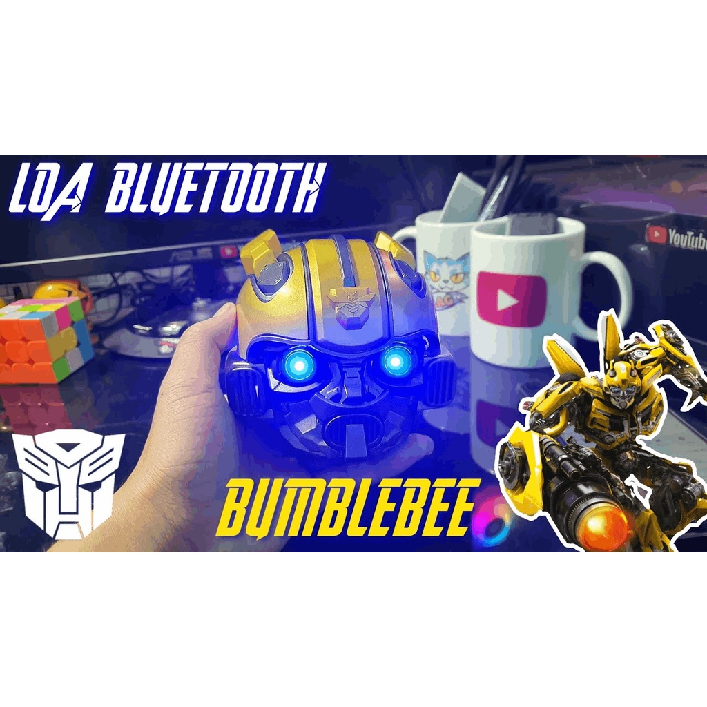 Loa Bluetooth Siêu Chất Ngầu Hình Bumblebee - Âm Thanh Đỉnh Cao - Thiết Kế Độc - Trưng Bày HOT - Hàng nhập khẩu mã LOA00