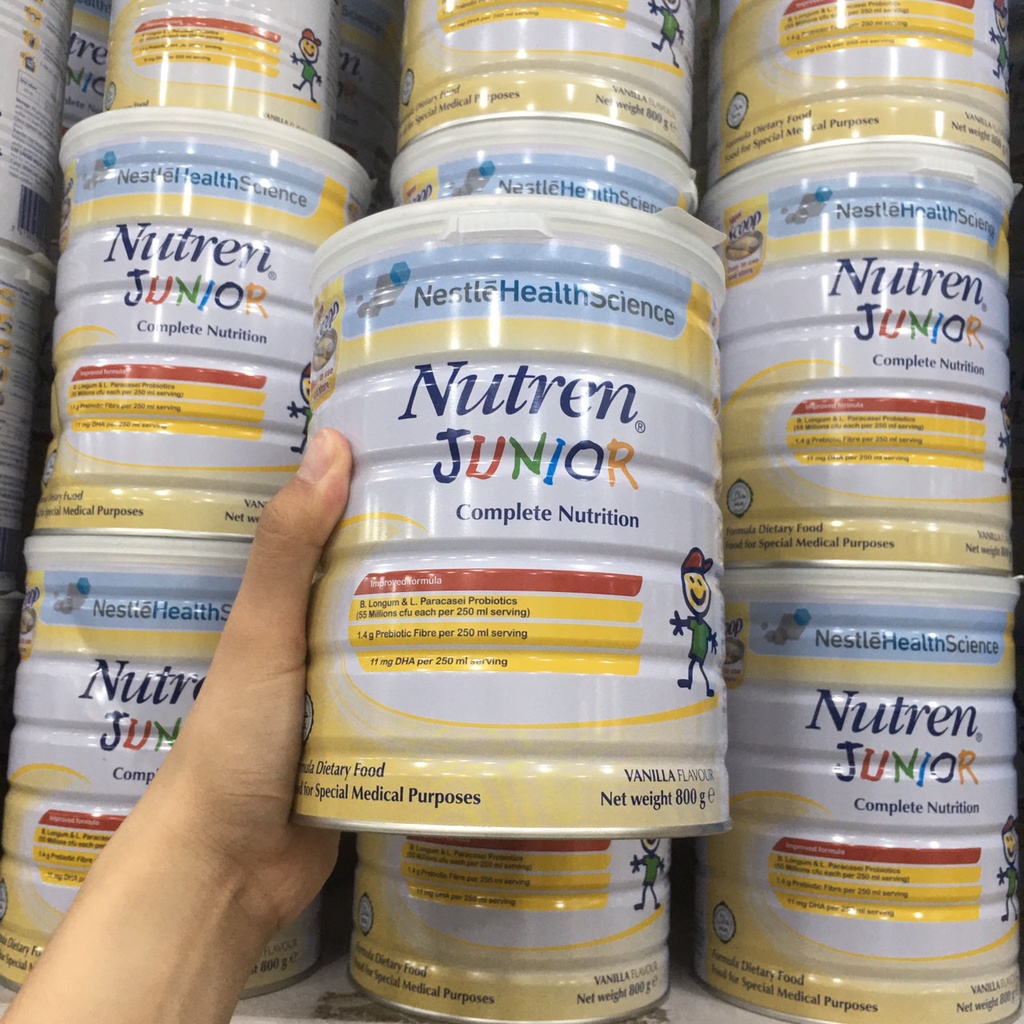 [ Còn hàng ] Sữa bột Nestle Nutren Junior 400gr / 800gr Cho Bé 1-12 Tuổi