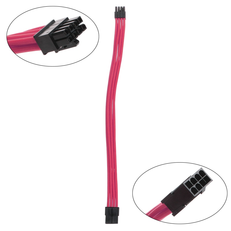 Dây Cáp Nối Dài PSU 18AWG 24Pin ATX / 8 Pin GPU CPU 6Pin Kèm Lược 30CM / 11.8in Chuyên Dụng