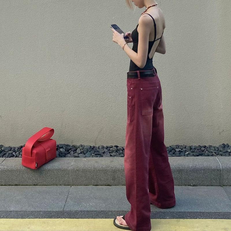 Quần Jeans Dài Ống Đứng Thời Trang Dành Cho Nữ 22S