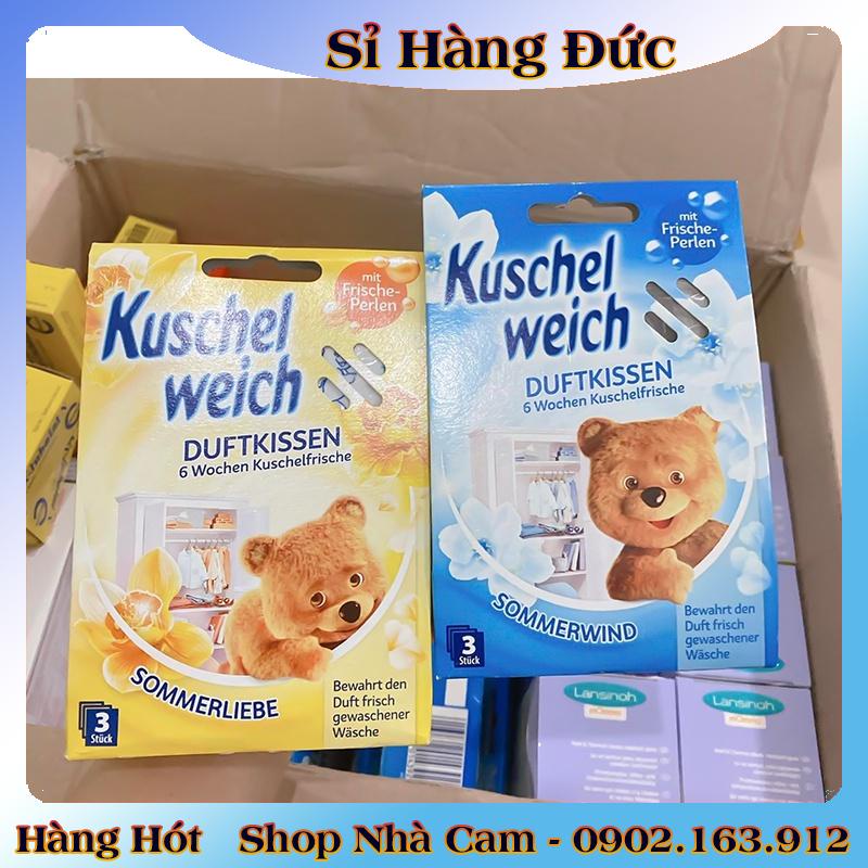 [auth] Túi thơm tủ quần áo cho bé Kuschel weich hình gấu trẻ em an toàn - Nội địa Đức đủ Bill [Hot]
