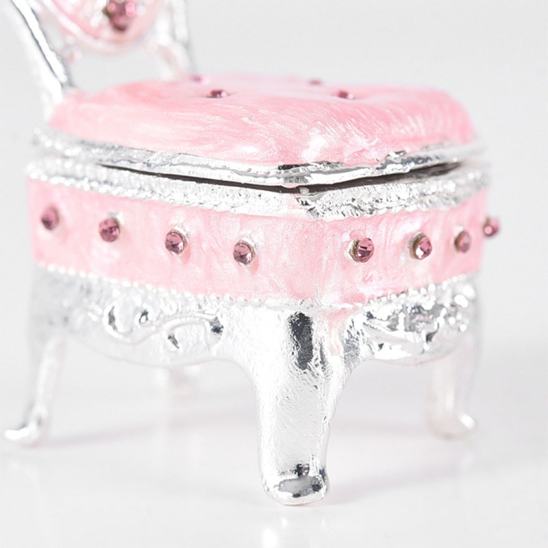 Flgo Hộp Đựng Trang Sức Tráng Men Sơn Màu Dùng Trang Trí