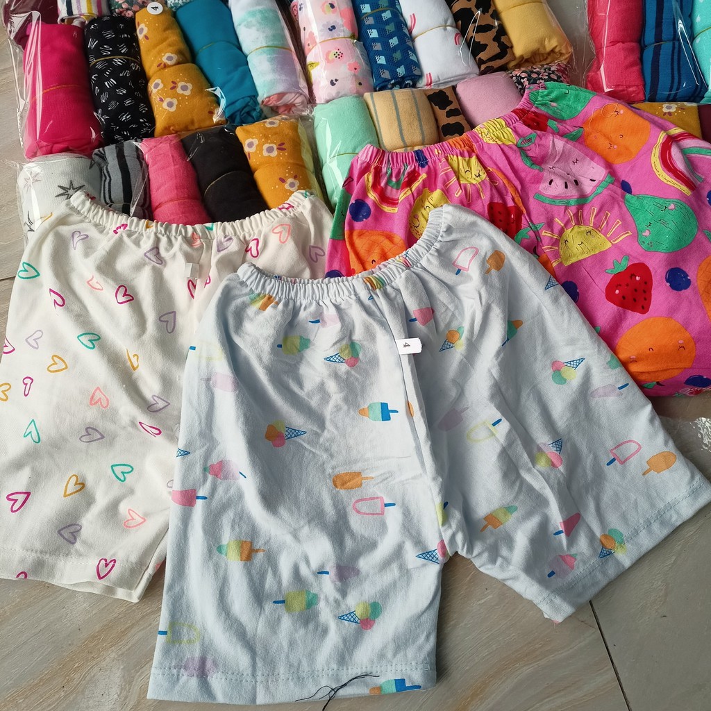 Quần đùi cotton cho bé trai bé gái 6-18kg