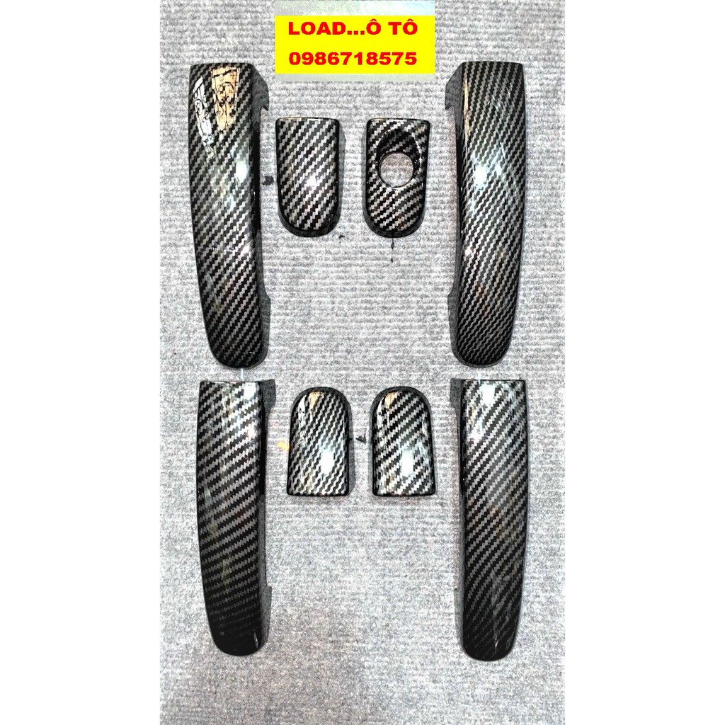 Ốp Tay Nắm Cửa Carbon Xe Ford Everest 2018-2021 Cao Cấp Nhất Thị Trường
