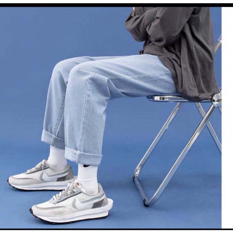 Quần bò nam quần jean bò baggy nam phong cách Hàn Quốc Pink Apricot Shop | BigBuy360 - bigbuy360.vn