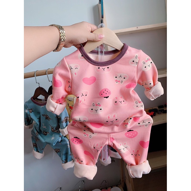 Bộ quần áo nỉ lót lông chuẩn QUẢNG CHÂU cao cấp