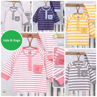 Bộ UalaRogo vải petit kẻ trụ