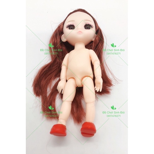 búp bê 16cm - combo 3 con ngẫu nhiên