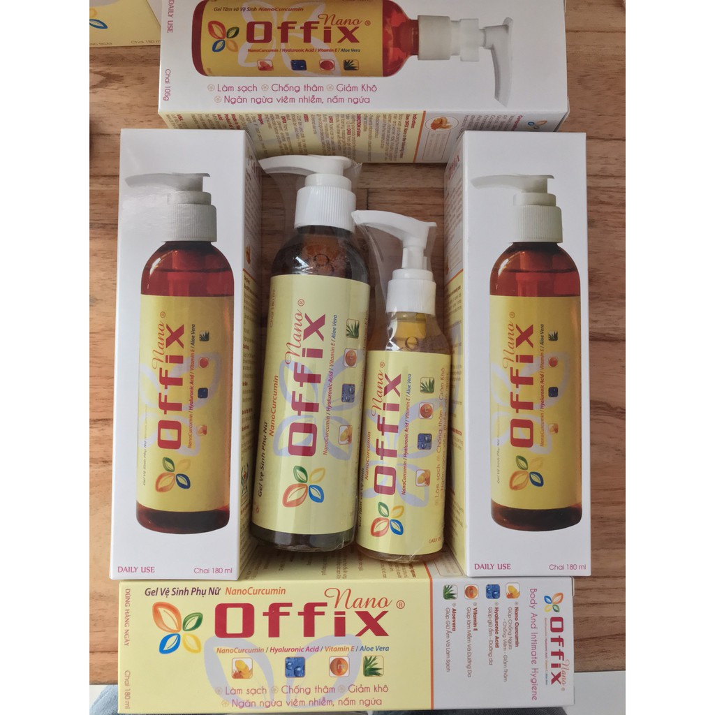 Gel vệ sinh phụ nữ OFFIX nano (tinh chất Nghệ nano)