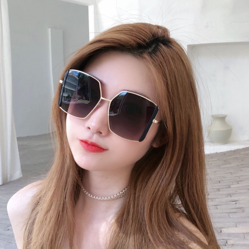 We Flower Kính Mát Gọng Vuông Oversize Chống Tia UV400 Thời Trang Cho Nữ