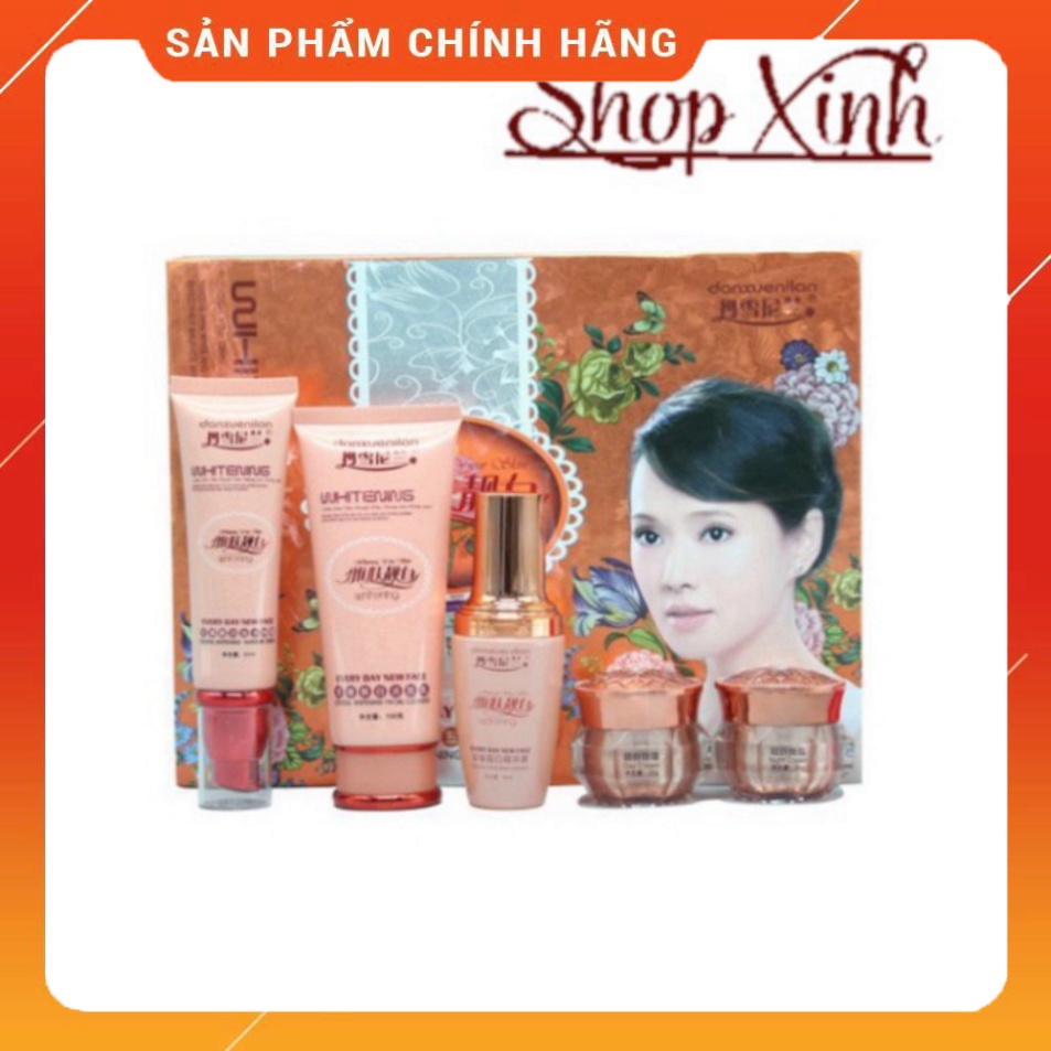 CHÍNH HÃNG -  Bộ Hoàng Cung Cam 5in1 chính hãng tặng 3 mặt nạ và 1 bộ thử.