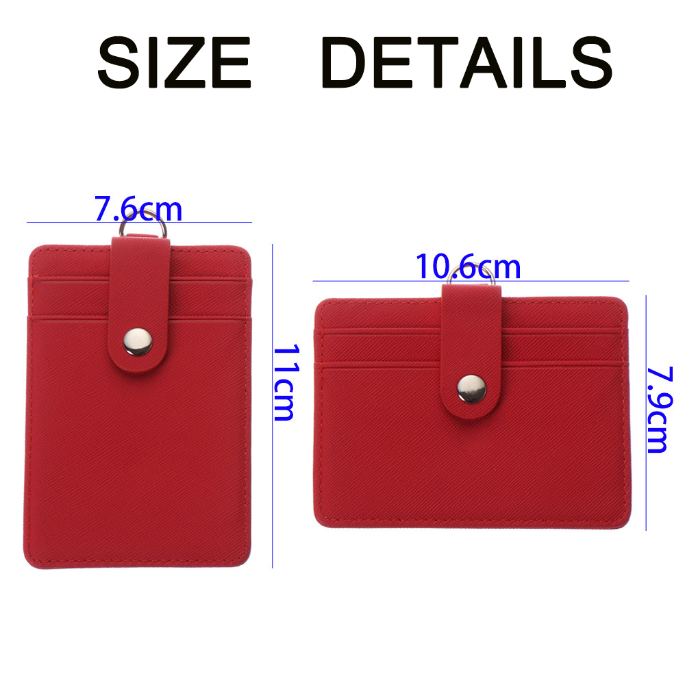 Bao Da Pu Đựng Thẻ Nhân Viên Văn Phòng Nhiều Màu Tùy Chọn