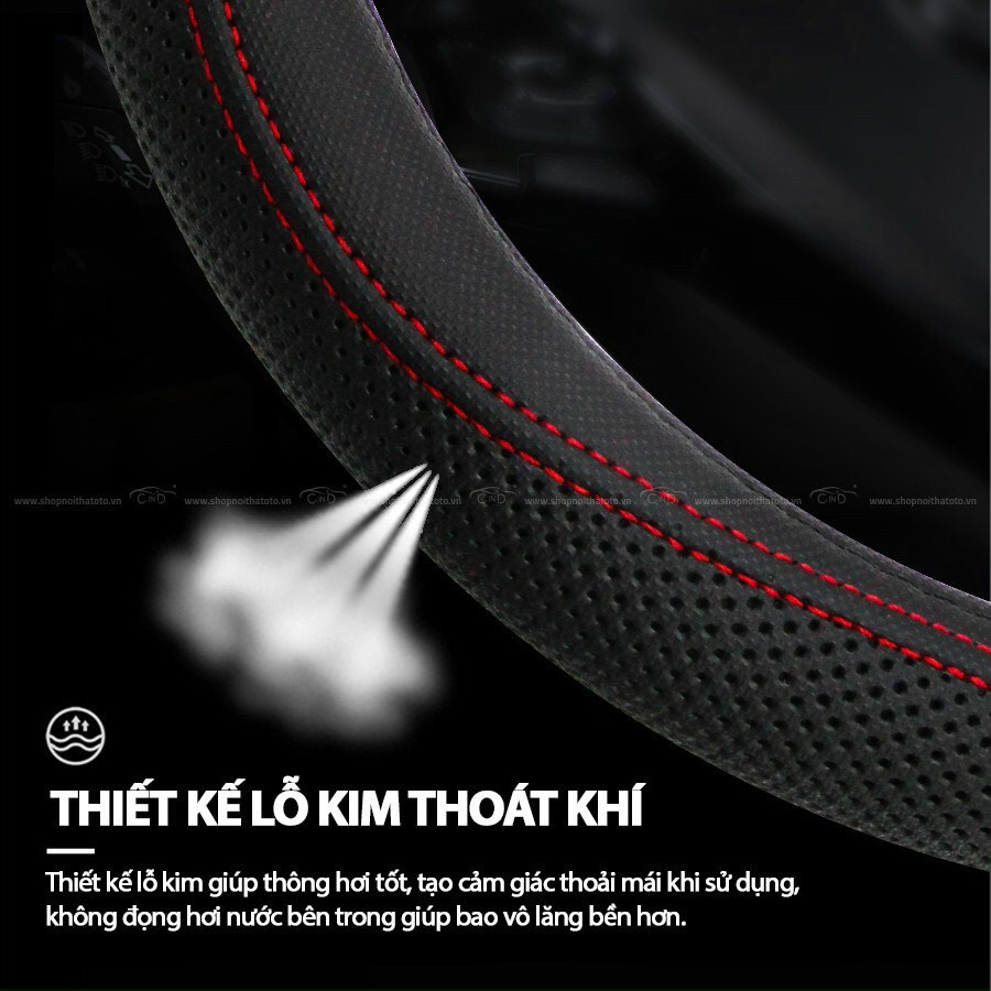 Bọc Vô Lăng Da Cao Cấp phù hợp các dòng xe