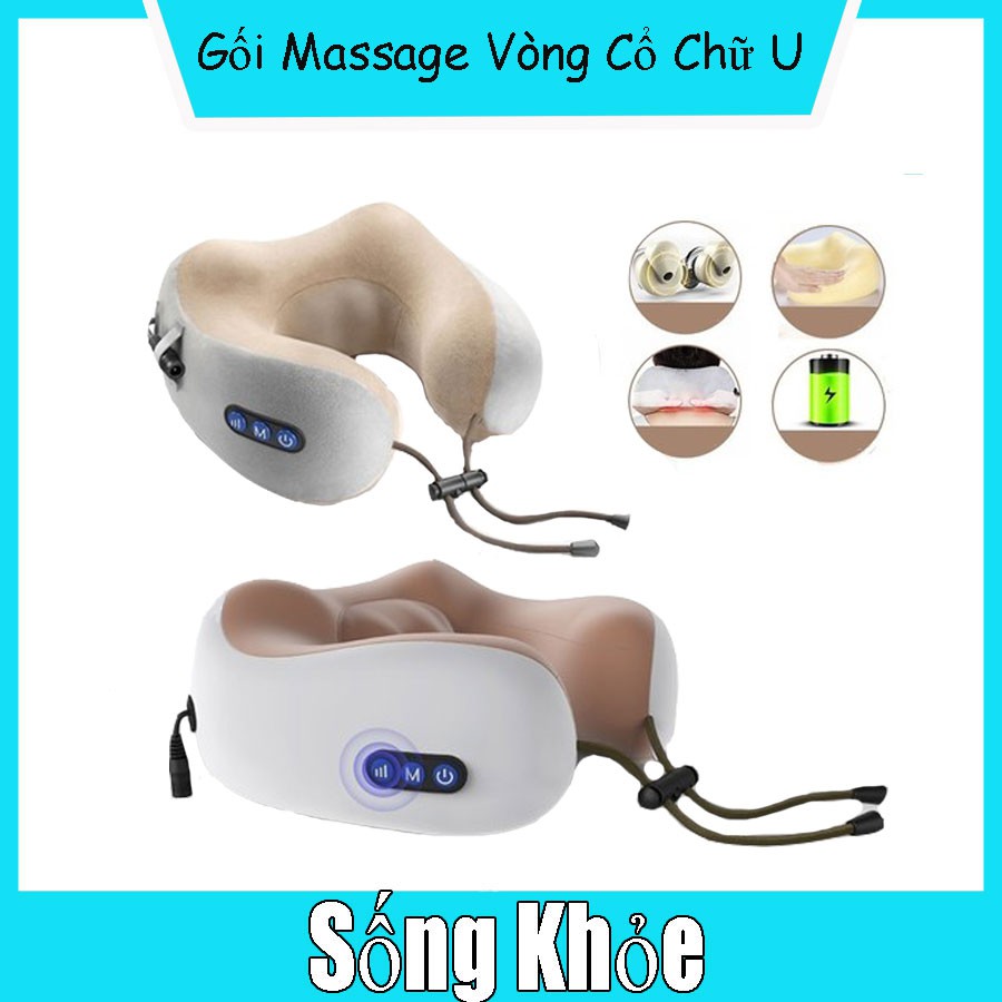 Gối massage vòng cỗ chữ U đa năng