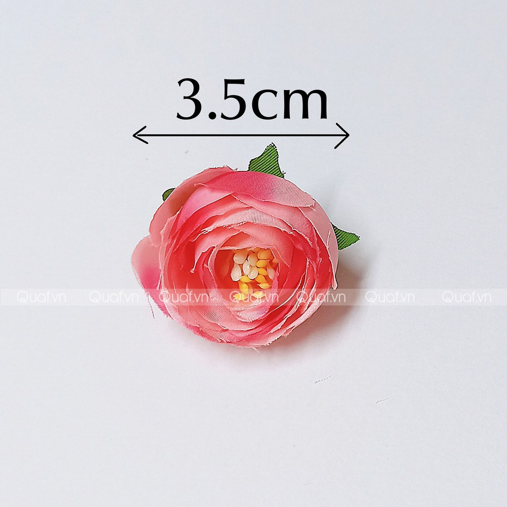 (3.5cm) Hoa Lụa Đẹp, Hoa Lụa Trang Trí Hộp Quà Tặng