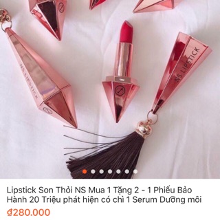 Son NS lipstick chính hãng _ Tặng serum dưỡng môi