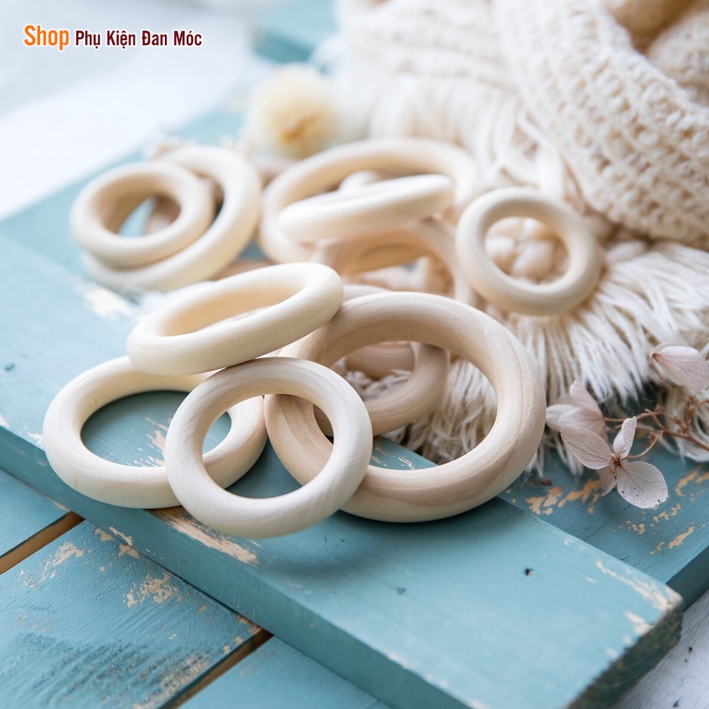 Lục Lạc Vòng Gỗ Cho Bé / Lục Lạc Làm Thú Bông Handmade
