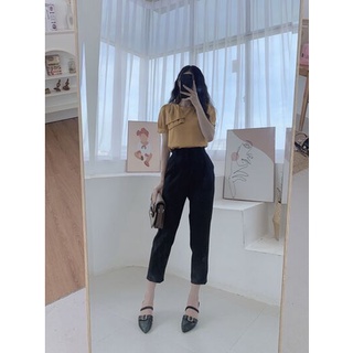 Quần baggy dáng lửng