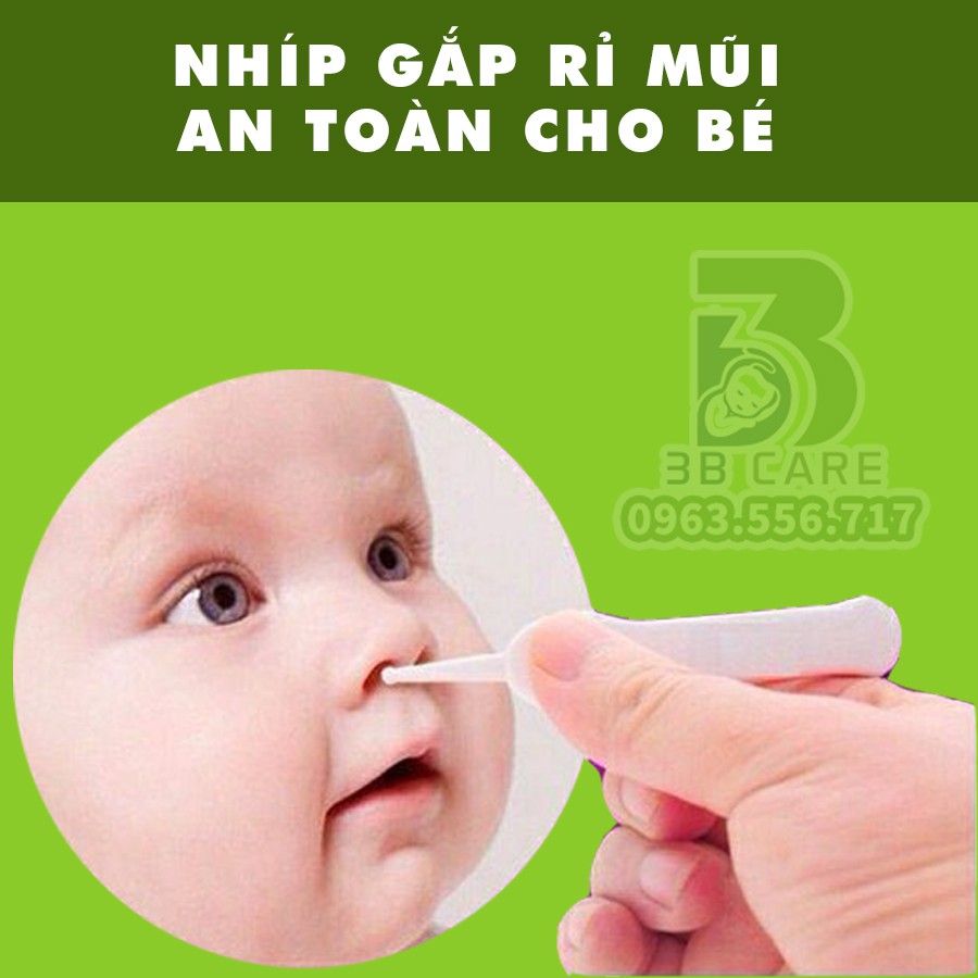 Gắp rỉ mũi cho bé, vệ sinh mũi, dụng cụ vệ sinh mũi cho bé