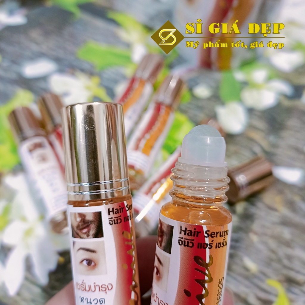 Serum Genive 100% chính hãng Thái Lan 10ml-Kích thích mọc mi, mày, râu tóc