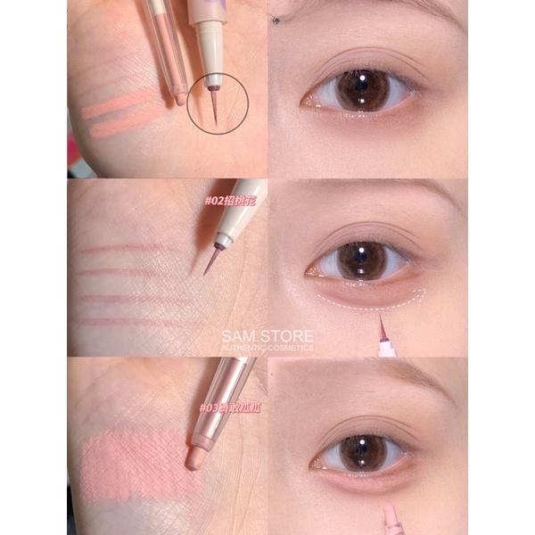 Bút tạo bọng mắt Hàn Quốc chống thấm nước không lem không trôi hách mắt to gấp đôi
