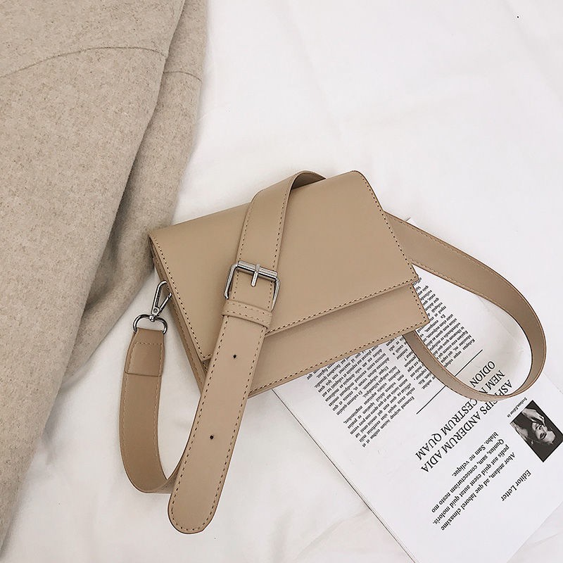 FREESHIP 99K Túi xách da nữ trơn đeo chéo form đơn giản - MA154 | BigBuy360 - bigbuy360.vn