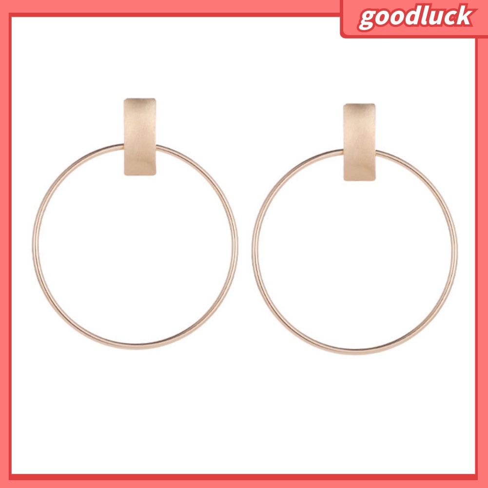 Bông tai nữ thiết kế hình học đơn giản cá tính