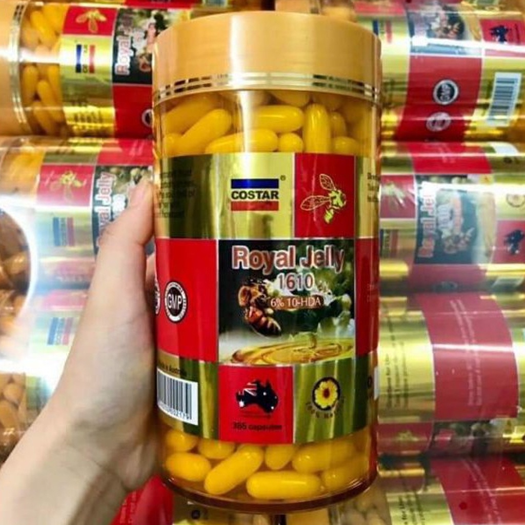 Viên Uống Sữa Ong Chúa Costar Royal Jelly 1610mg 365 Viên Giúp Da Sáng, Tăng Sức Đề Kháng - Leebangkok