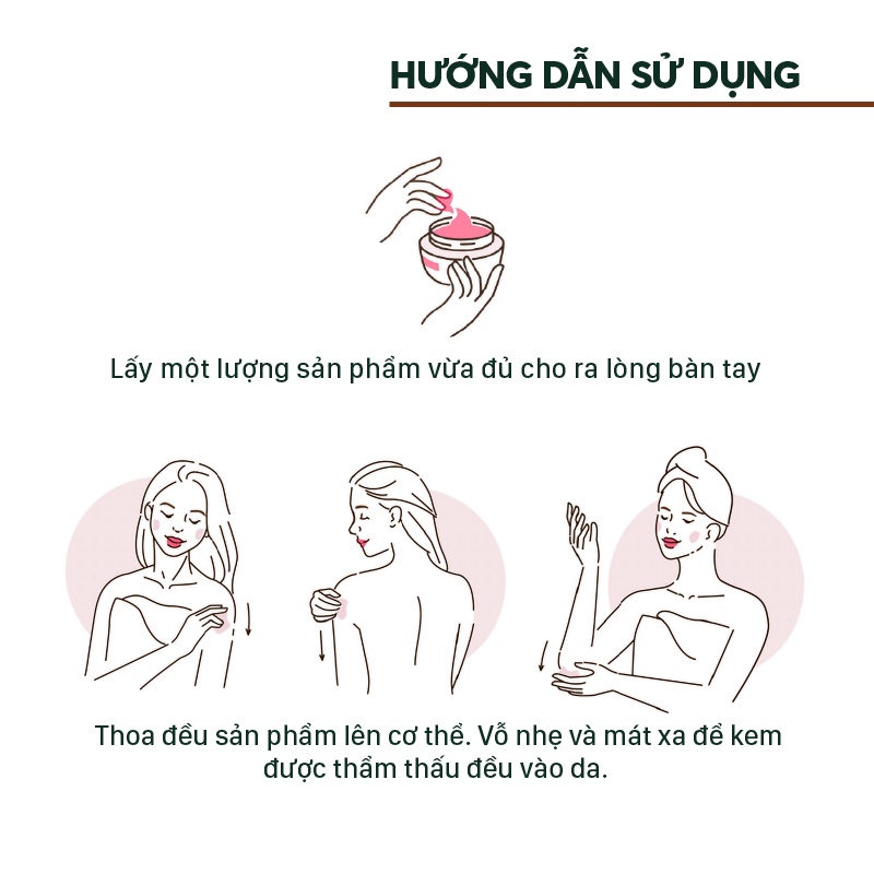 Kem Dưỡng Trắng Da Toàn Thân Lavox 230gr