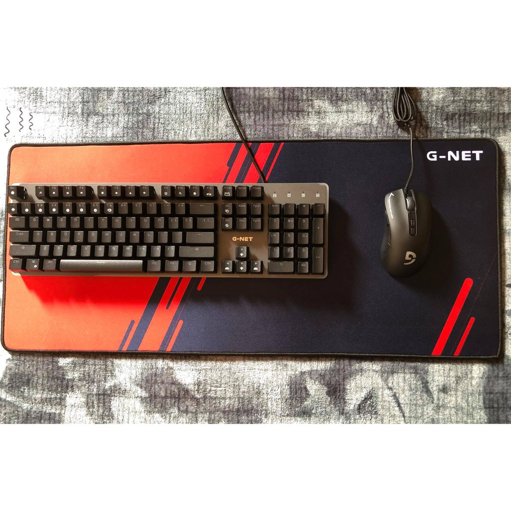 Lót Chuột Gaming G-Net 30x70x4mm ( Mặt trơn Chống Nước)