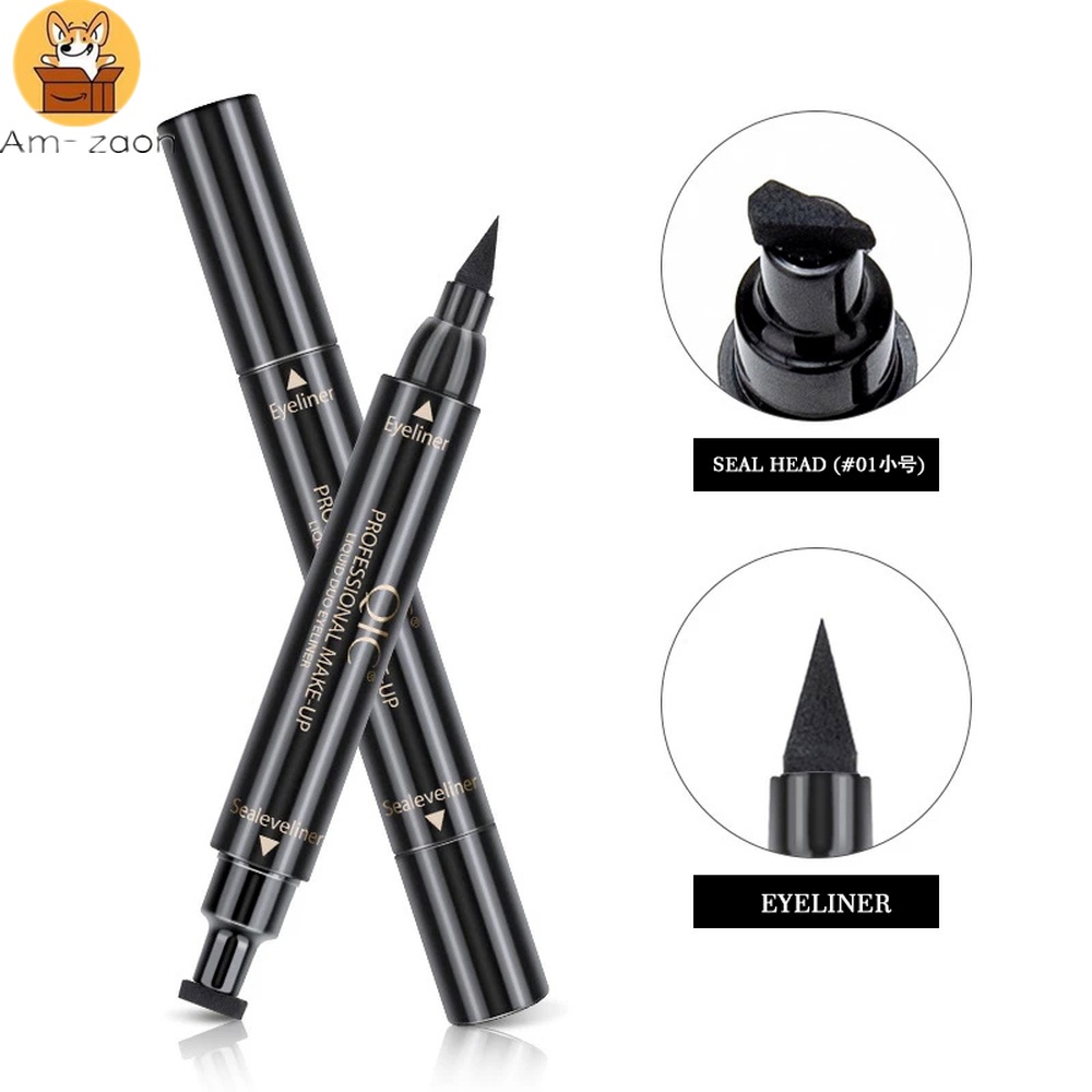 Bút Kẻ Mắt Dạng Lỏng 2 Trong 1 Nhanh Khô Chống Thấm Nước