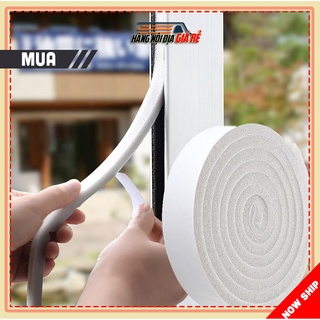 Miếng Mút Dán Khe Cửa Đa Năng Cách Âm, Chắn Gió, Bụi Bẩn Cao Cấp 3cmx2m