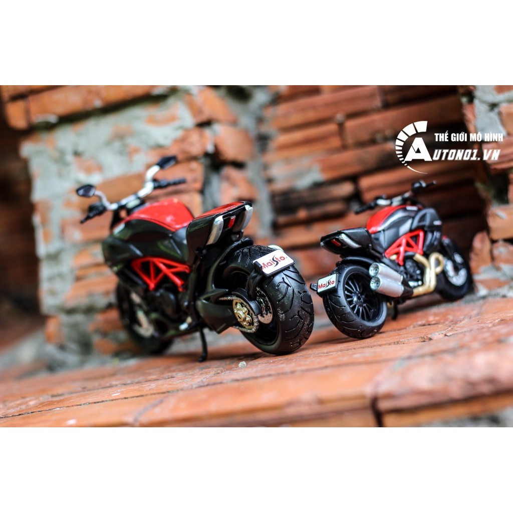 MÔ HÌNH XE DUCATI DIAVEL CARBON 1:18 MAISTO 6008