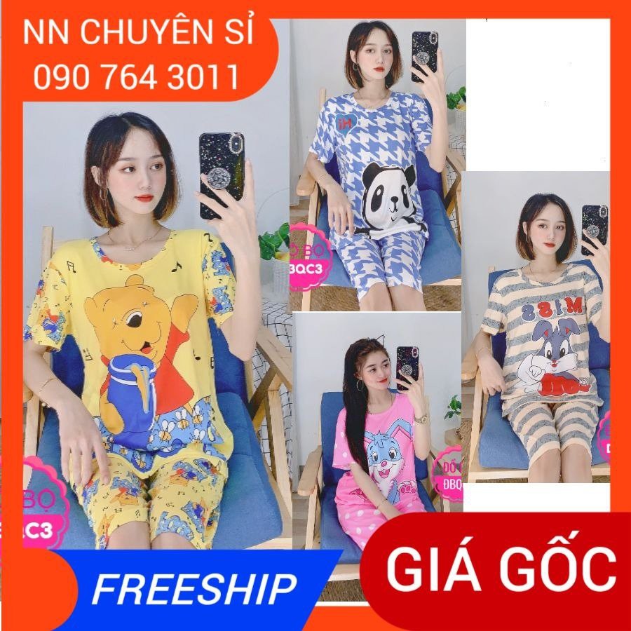 ĐỒ BỘ THUN HOẠT HÌNH XINH XẮN ⚡100% ẢNH THẬT⚡ ĐỒ BỘ THUN LỬNG - ĐBQC