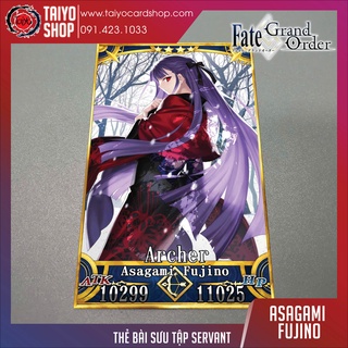 Thẻ bài sưu tầm custom, bánh xốp Fate Grand Order, FGO, Fate/Grand Order, Archer Asagami Fujino