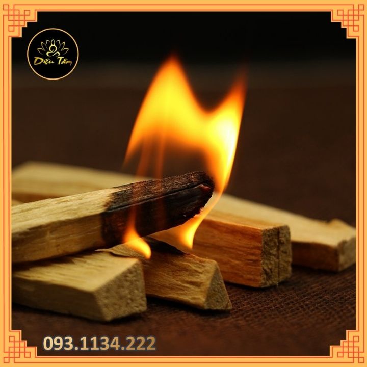 Gỗ Trắc Xanh Palo Santo đốt thơm nhà xô thơm thanh tẩy nhà cửa