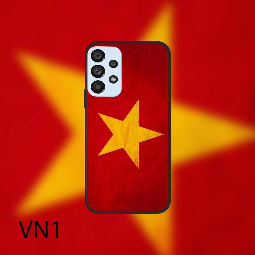 Ốp Samsung A13 - A23 - A33 - A53 in hình cờ đỏ sao vàng , quốc huy , quốc hiệu , quốc kỳ việt nam yêu nước