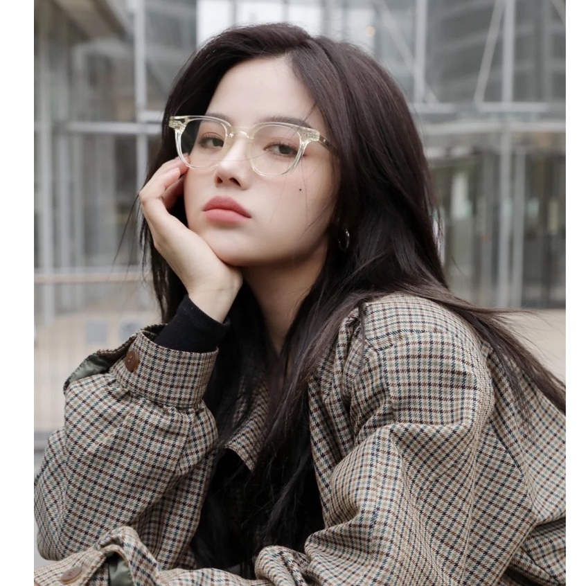 Kính mát nam nữ LUTTO năm 2023, gọng vuông bản tròng nhỏ thời trang GKC 6234