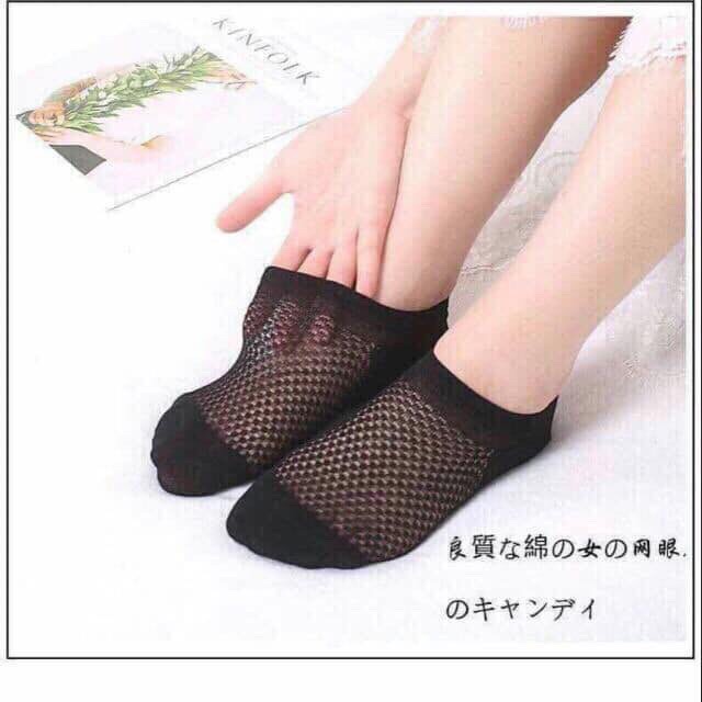 5 đôi tất lưới nam thông hơi cao cấp