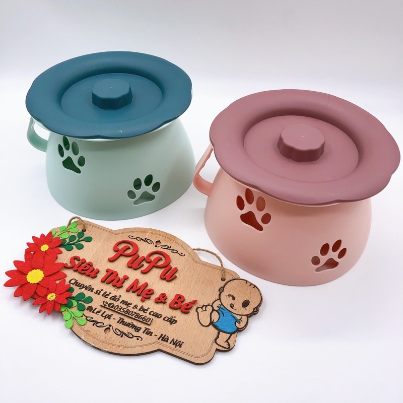 Bô Đi Vệ Sinh Có Nắp Đậy Cho Bé