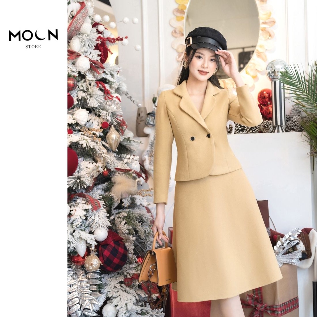 Set bộ nữ công sở áo vest khoác dạ chân váy BSB476 MOON STORE | BigBuy360 - bigbuy360.vn