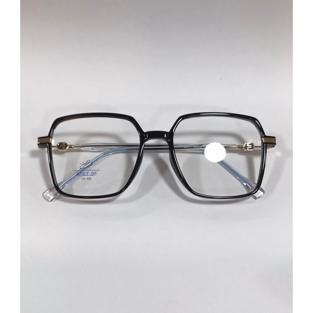 Gọng kính mắt cận Vuông to nam nữ LB Eyewear UV 82 771 Nhựa mềm thanh mảnh bền nhẹ - Màu đen, hồng, tím, ghi, trong suốt