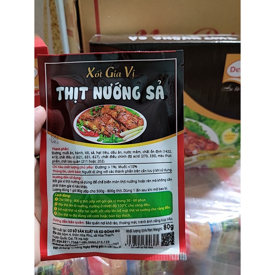 THỊT NƯỚNG SẢ 80G