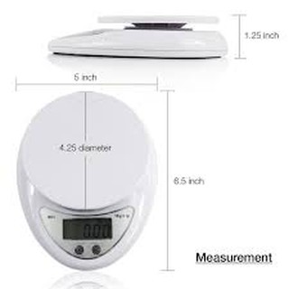 CÂN TIỂU LY 5 KG ELECTRONIC KITCHEN SCALE